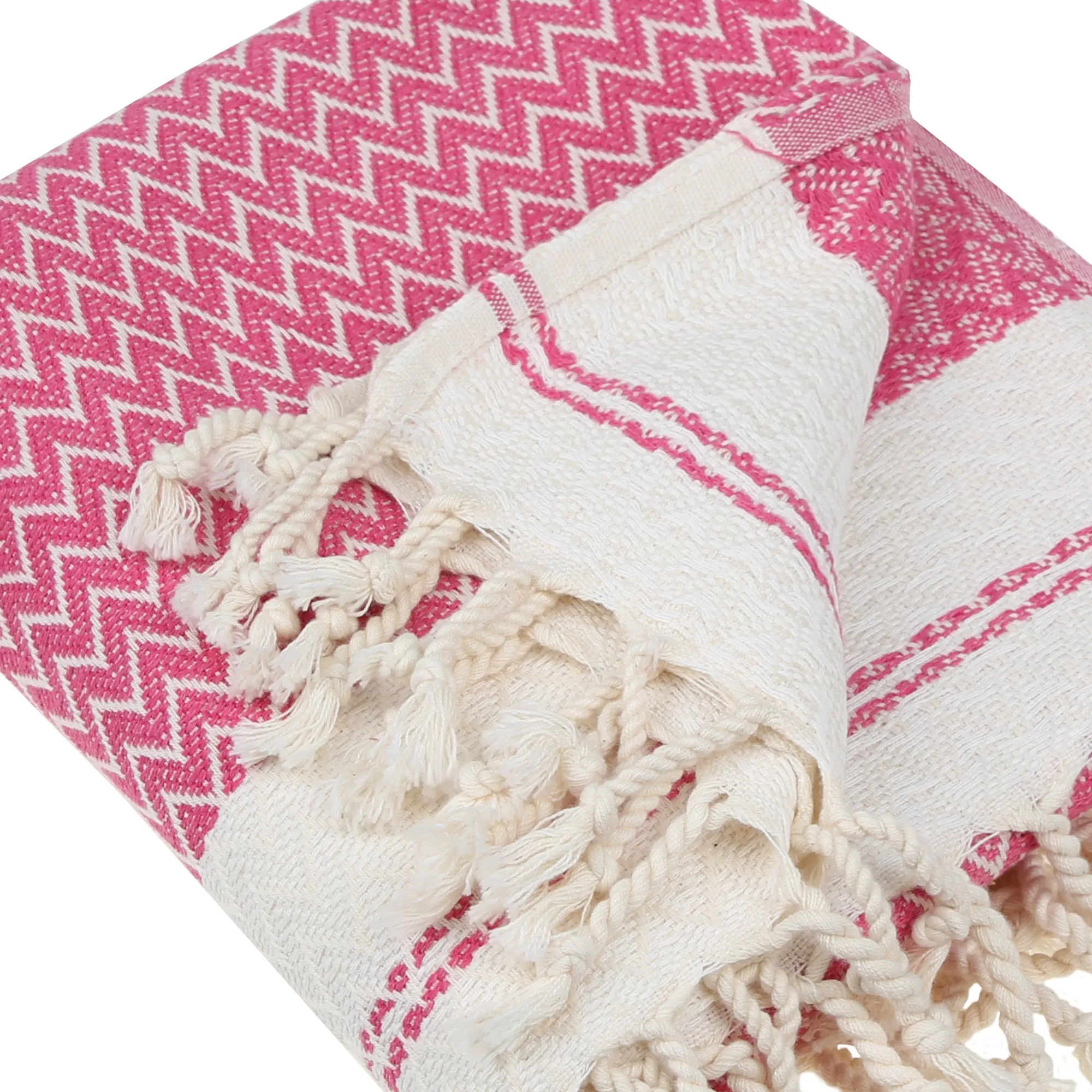 Mevly Peshtemal Cotton Peshtemal Throw Blanket
