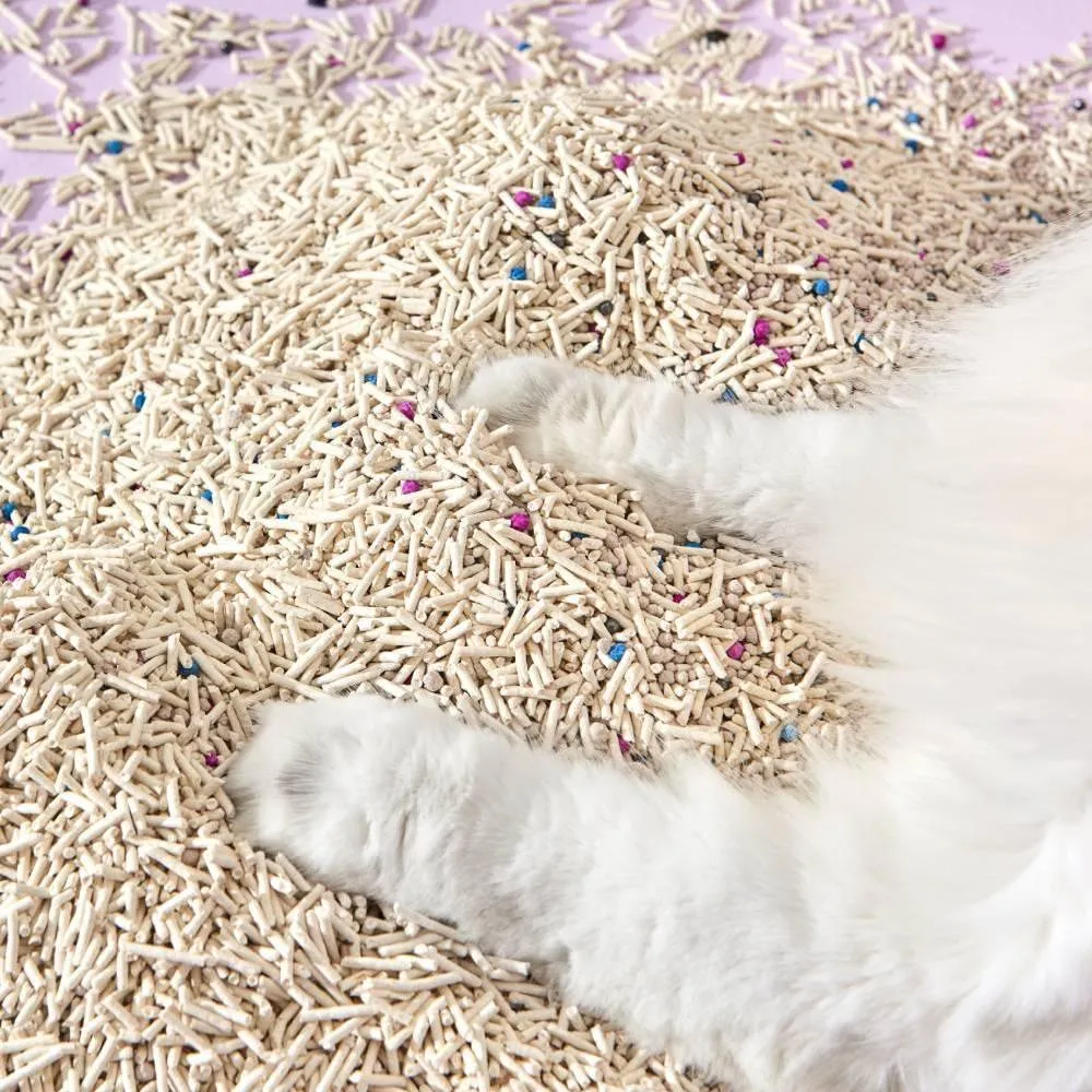 Michu Premium Mixed Tofu Cat Litter Pro Gen2 6L- Superb in Flushable, Eco-Friendly & Odour-Control