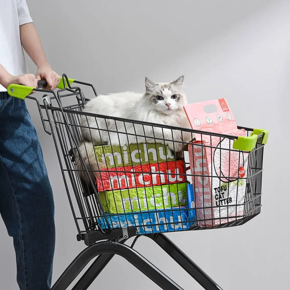 Michu Tofu Cat Litter Gen3 6L- Dust-Free and Natural Clumping Tofu-Based Formula for Easy Cleanup