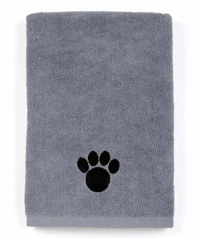 Microfiber Pet Towel, Large 40 x 28 in, Grey