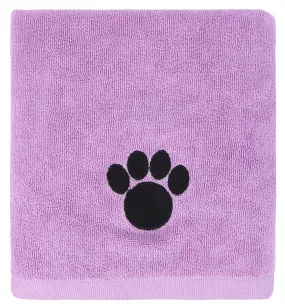 Microfiber Pet Towel, Large, 40 x 28 in, Violet