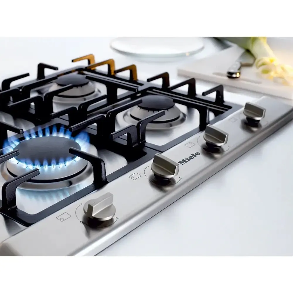 Miele KM2010SS 4 Burner 65cm Gas Hob Stainless Steel