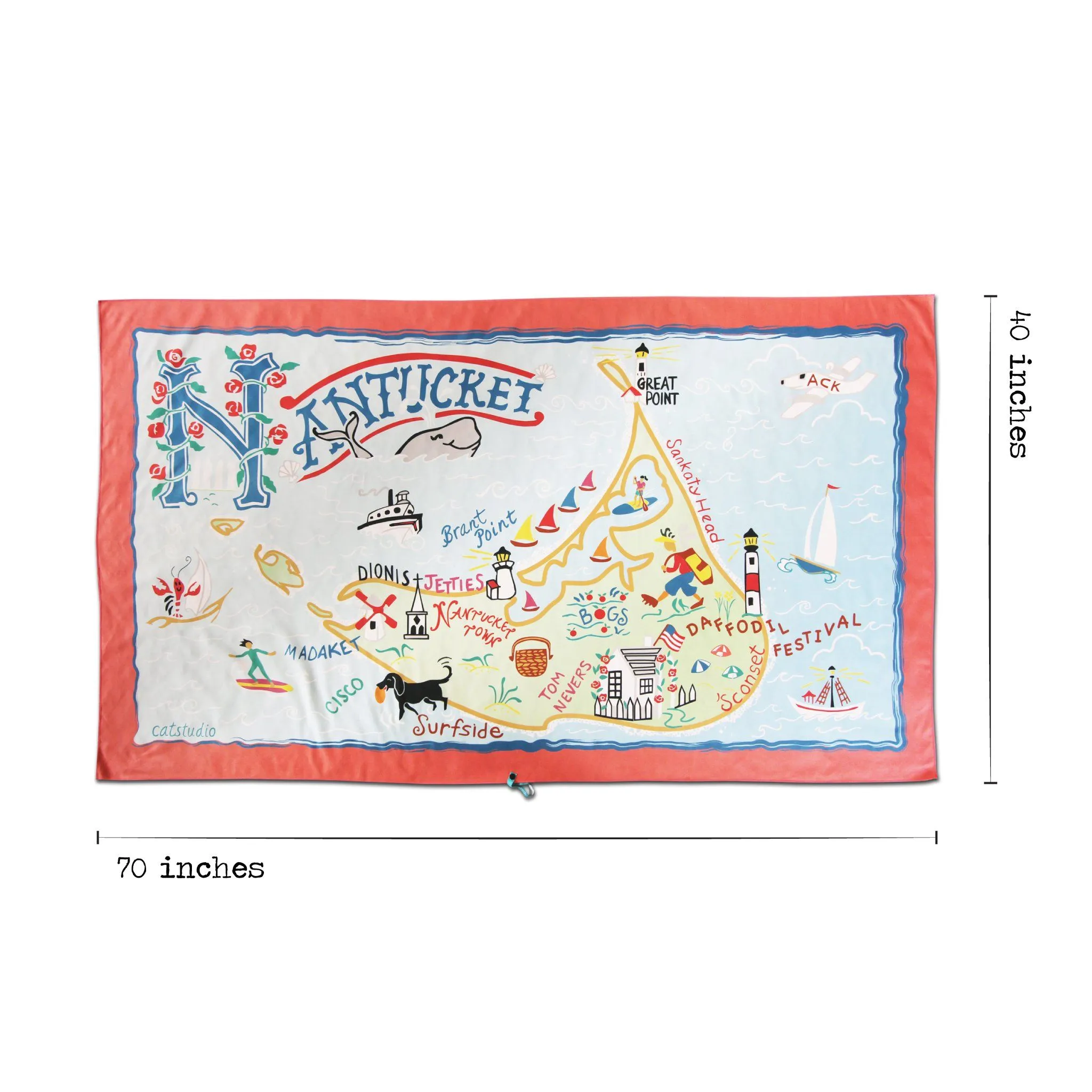 Nantucket Beach & Travel Towel