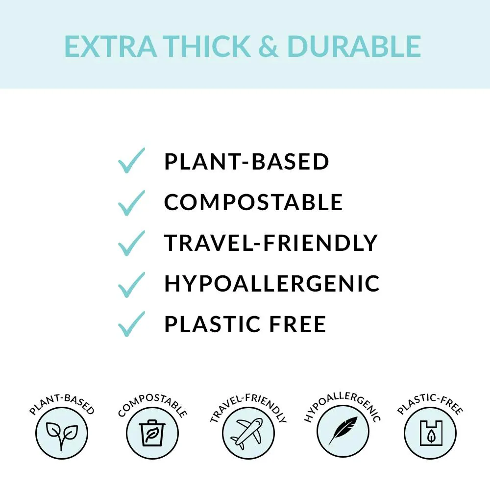 *New & Improved* Individually Wrapped Compostable Disposable Gloves