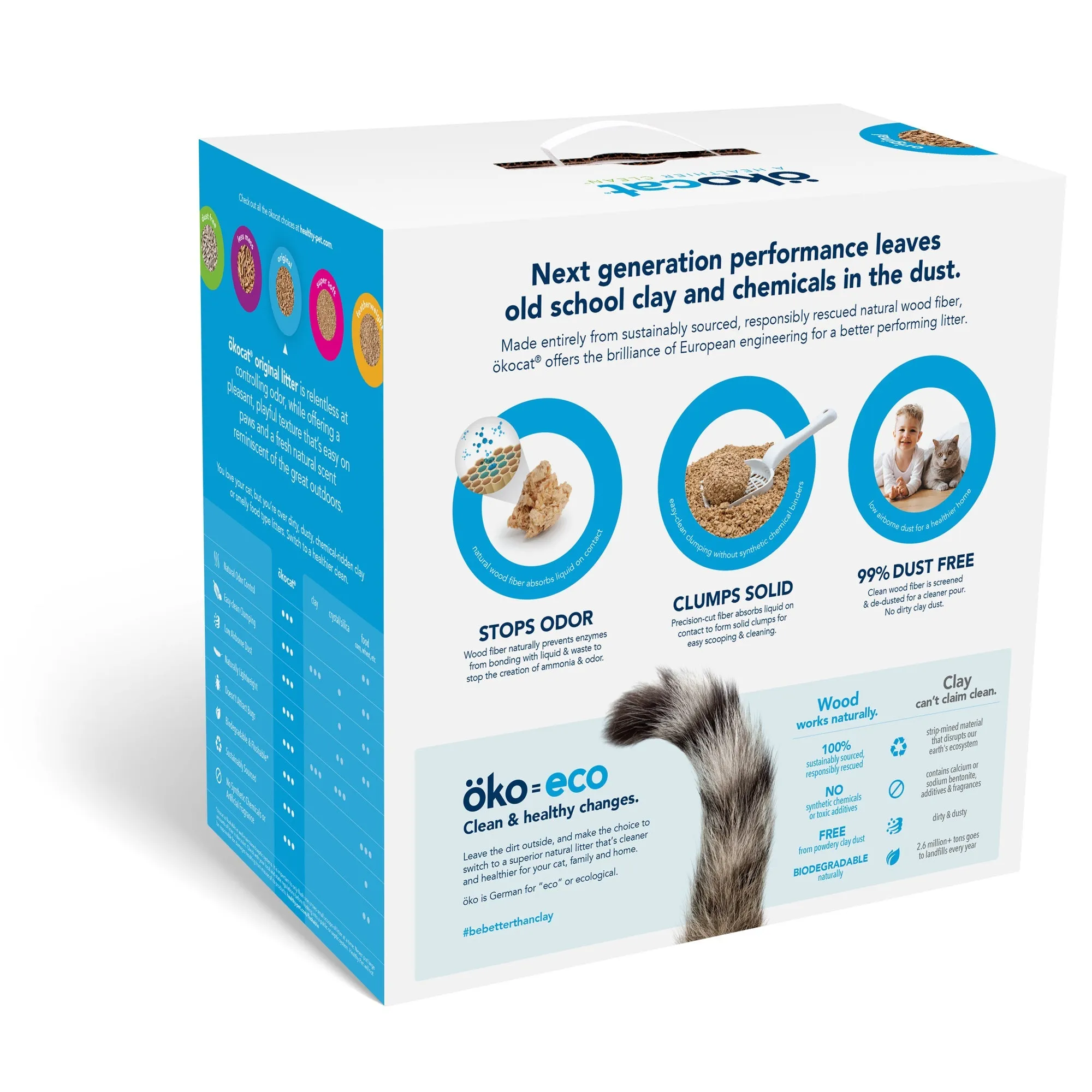 OKO Cat Wood Clump Litter
