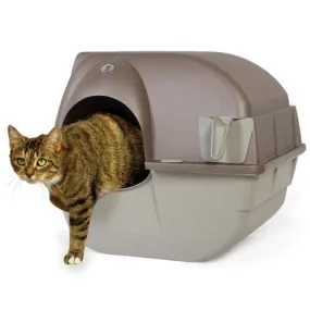 Omega Paw Roll'N Clean Litterbox; Available in 2 sizes