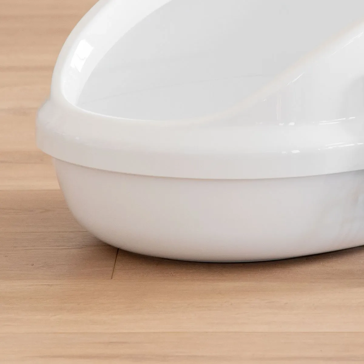 Open-Top Cat Litter Oval Pan