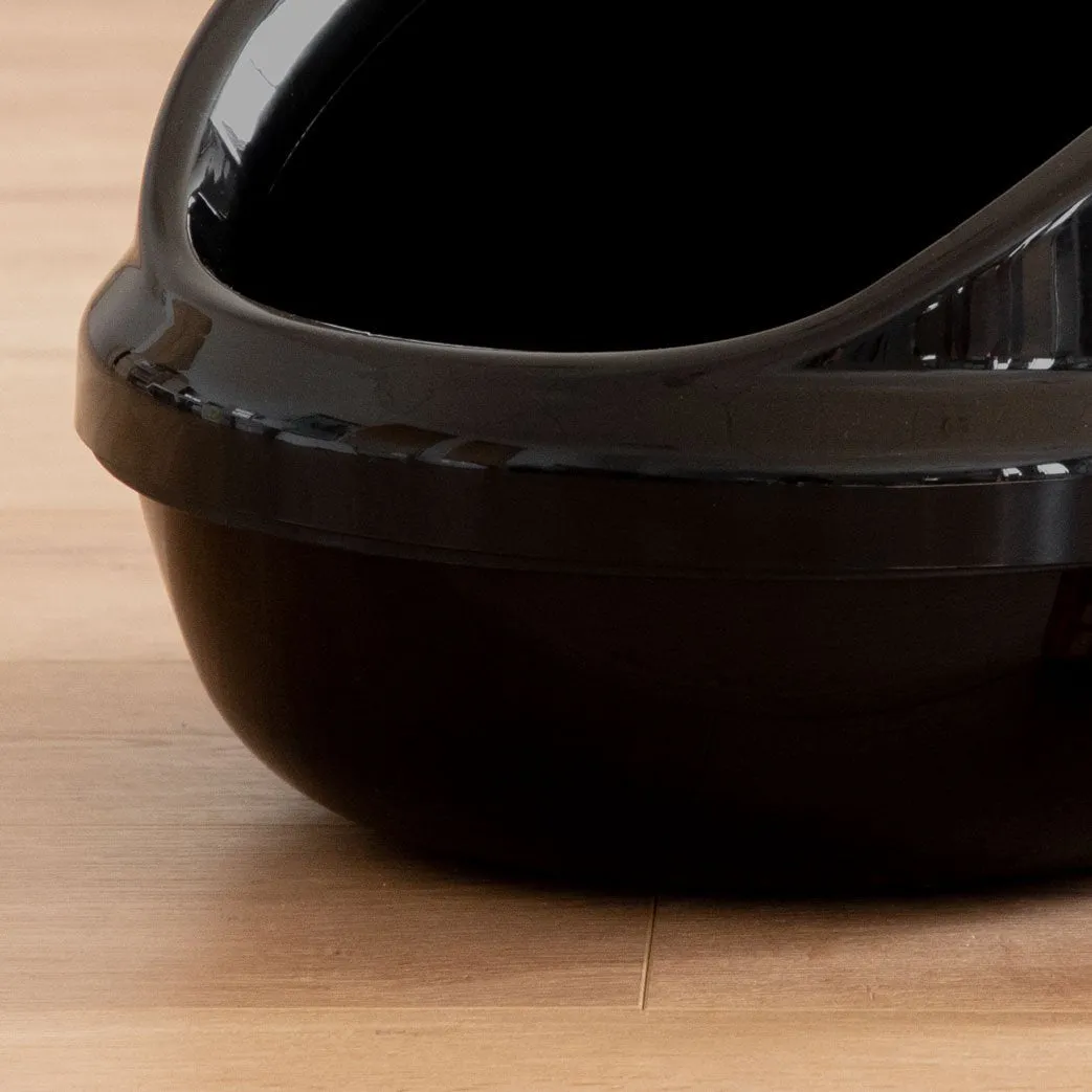 Open-Top Cat Litter Oval Pan