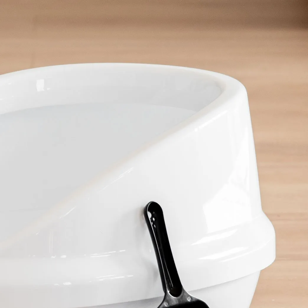 Open-Top Cat Litter Oval Pan