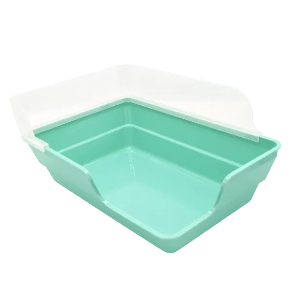 Oxbow Enriched Life - Rectangle Litter Pan with Removable Shield