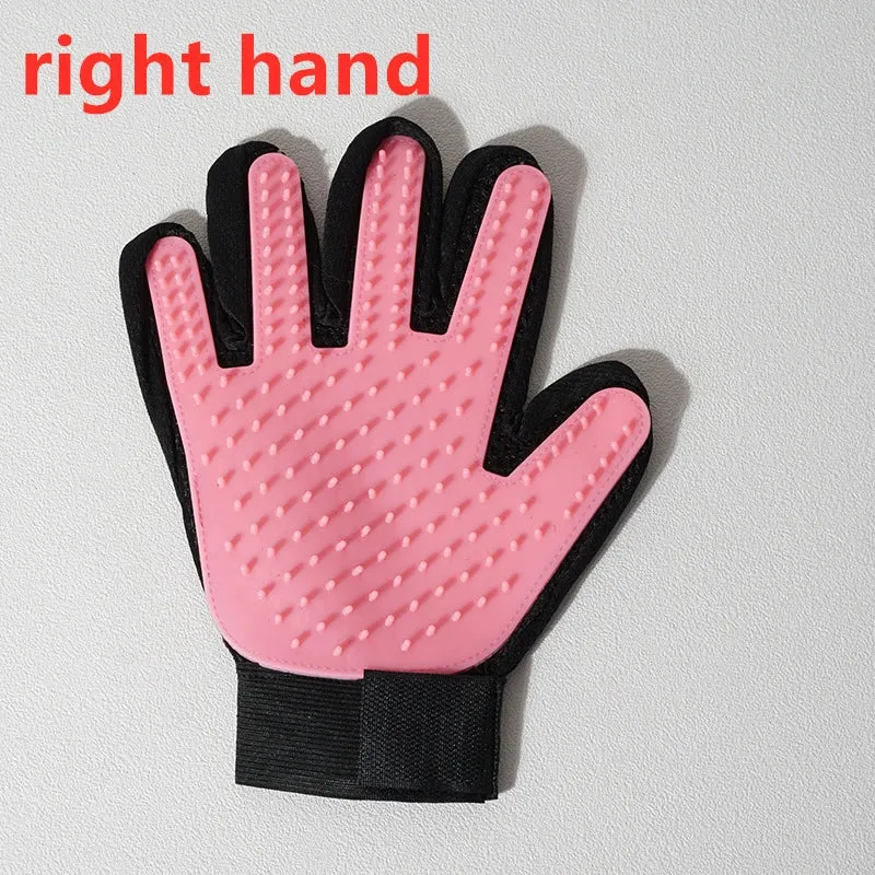 Pet Glove Cat Grooming   Hair Deshedding Brush Dog Comb for Bath  Remover Clean Massage  For Animal