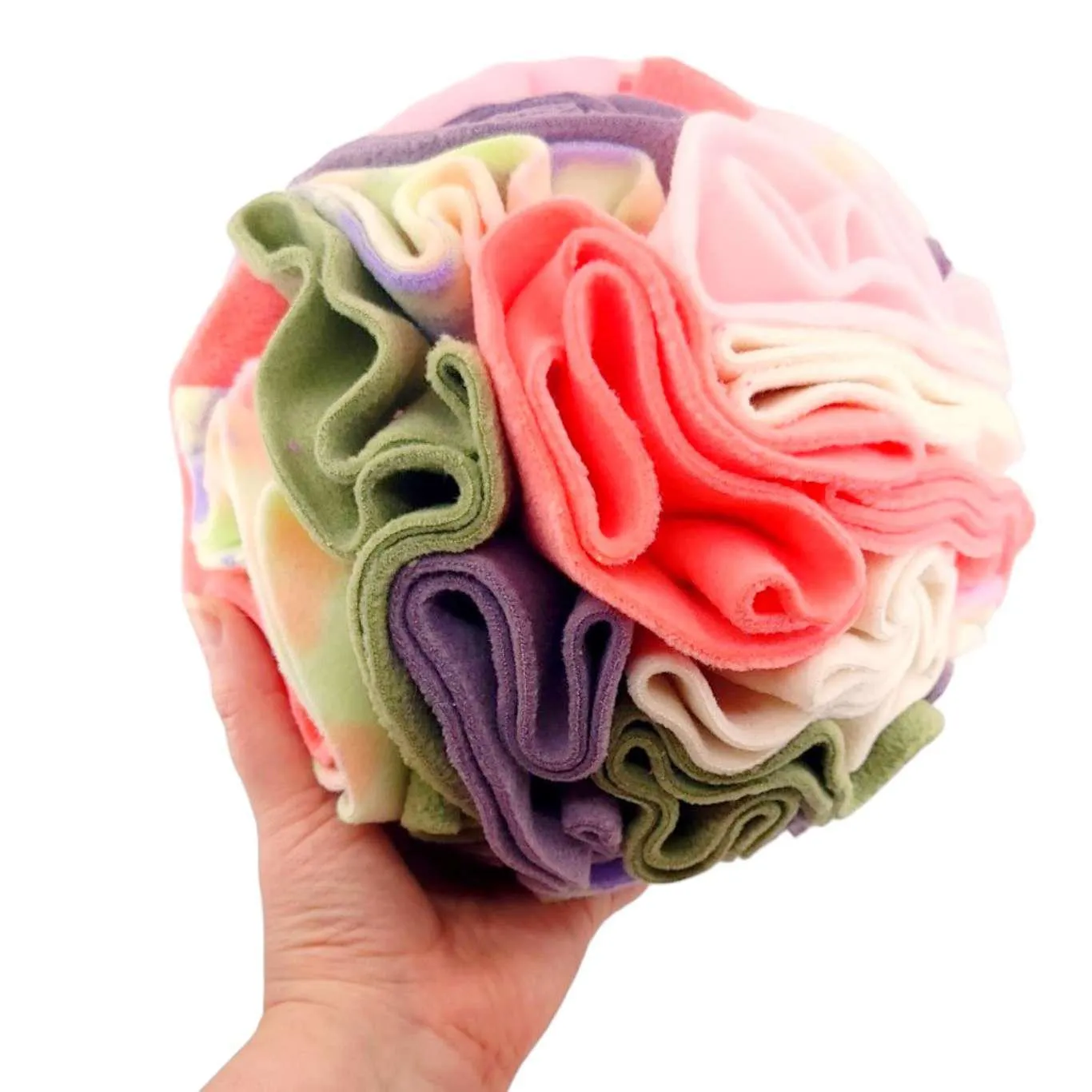 Pet Toy - 10 in - Large Snuffle Ball (Asst Color Combos) by Superb Snuffles