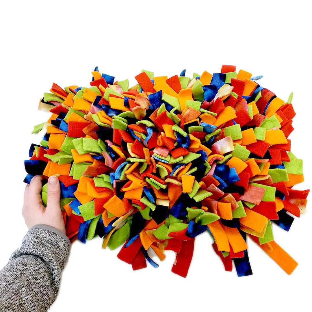 Pet Toy - 14x9 - Mini Snuffle Mat (Asst Color Combos) by Superb Snuffles