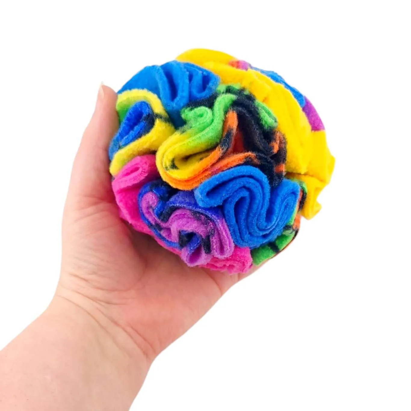 Pet Toy - 5in - Tiny Snuffle Ball (Asst Color Combos) by Superb Snuffles