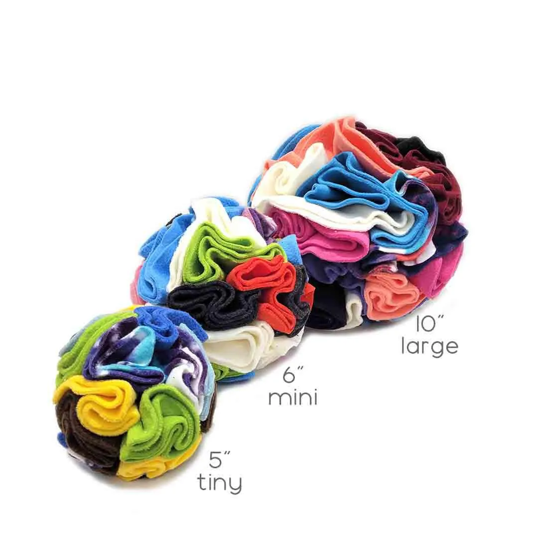 Pet Toy - 6in - Mini Snuffle Ball (Asst Color Combos) by Superb Snuffles