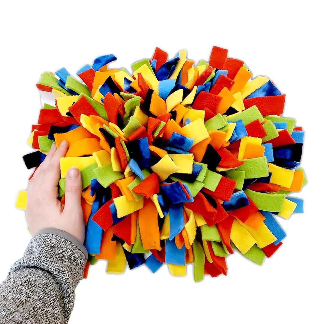 Pet Toy - 9x6 - Tiny Snuffle Mat (Asst Color Combos) by Superb Snuffles