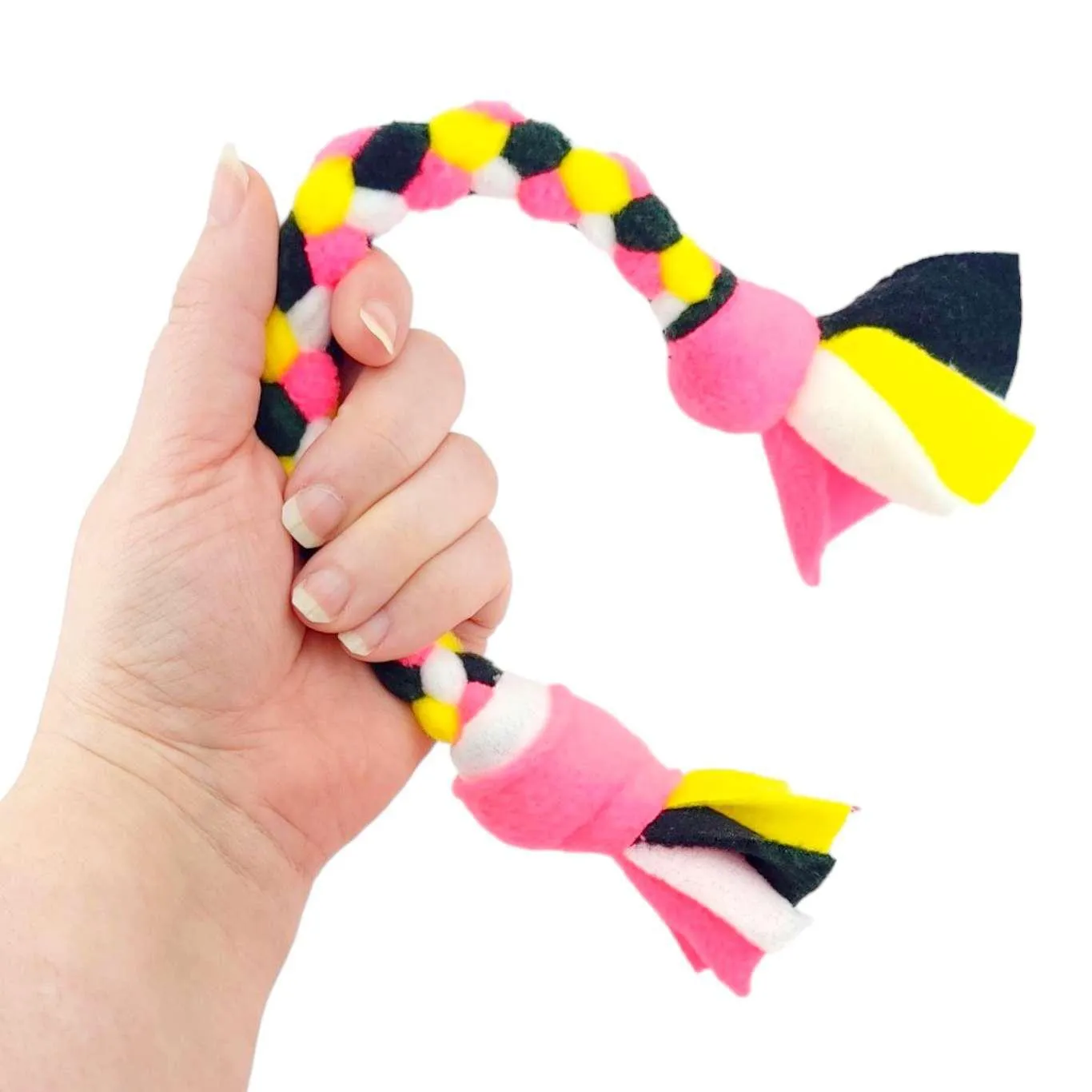 Pet Toy - Braided Tug Toy (Asst Color Combos) by Superb Snuffles
