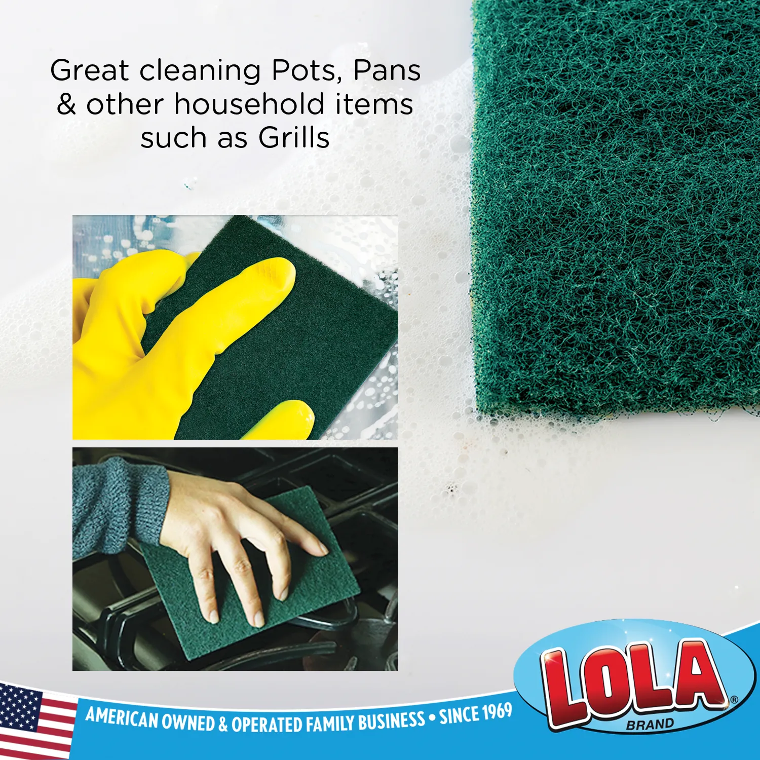 Pot Brite™ Scouring Pad - HEAVY DUTY, 3 pack