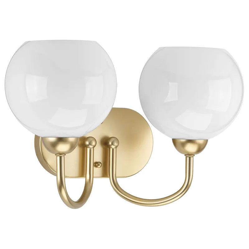 Progress P300085 Carisa 2-lt 15" Bath Vanity Light