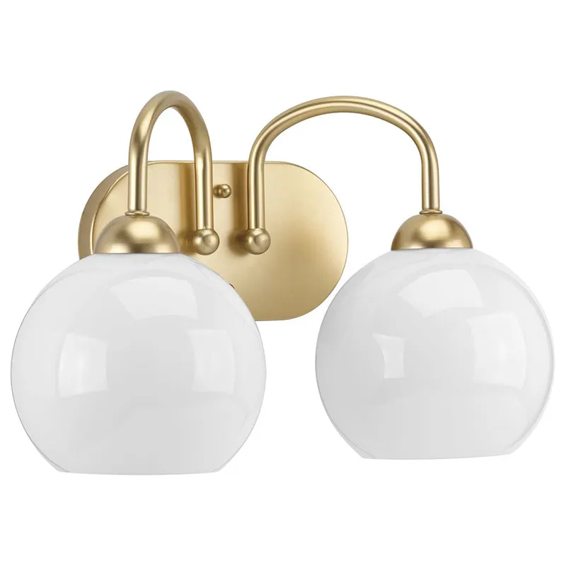 Progress P300085 Carisa 2-lt 15" Bath Vanity Light