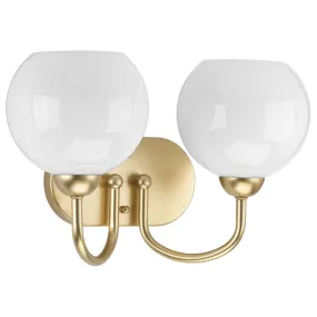 Progress P300085 Carisa 2-lt 15" Bath Vanity Light