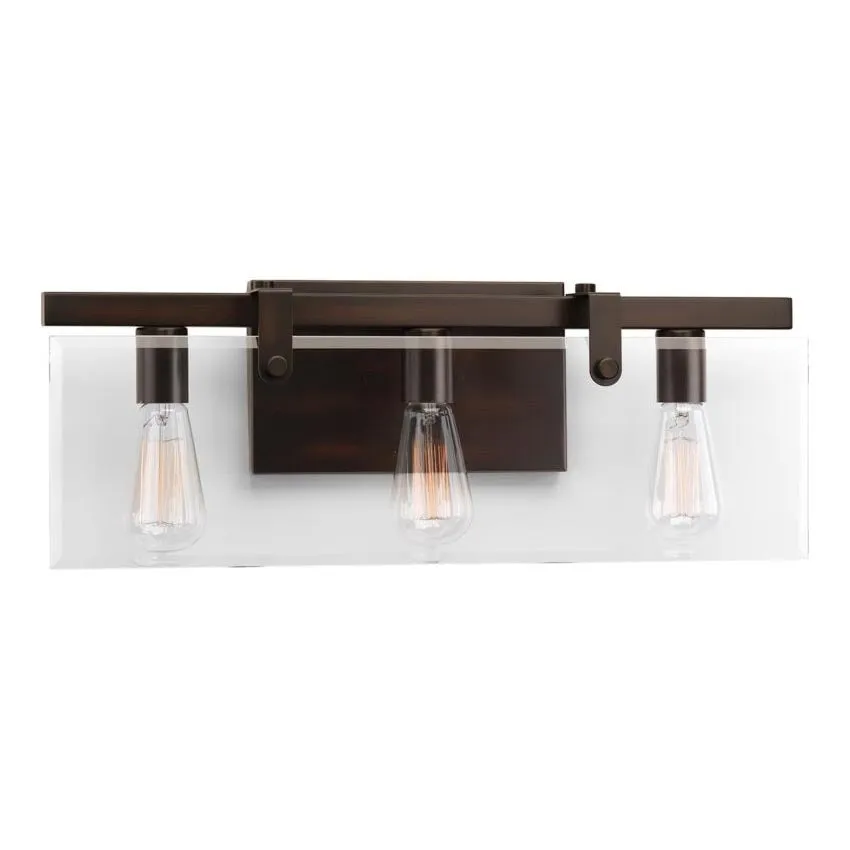 Progress P300107 Glayse 3-lt Bath Light