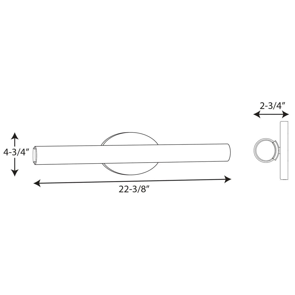 Progress P300183 Parallel 22" Linear LED Bath Vanity Light