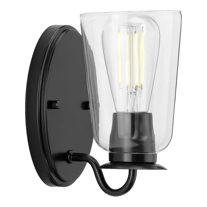 Progress P300261 Durrell 1-lt 8" Tall Bath Vanity Light