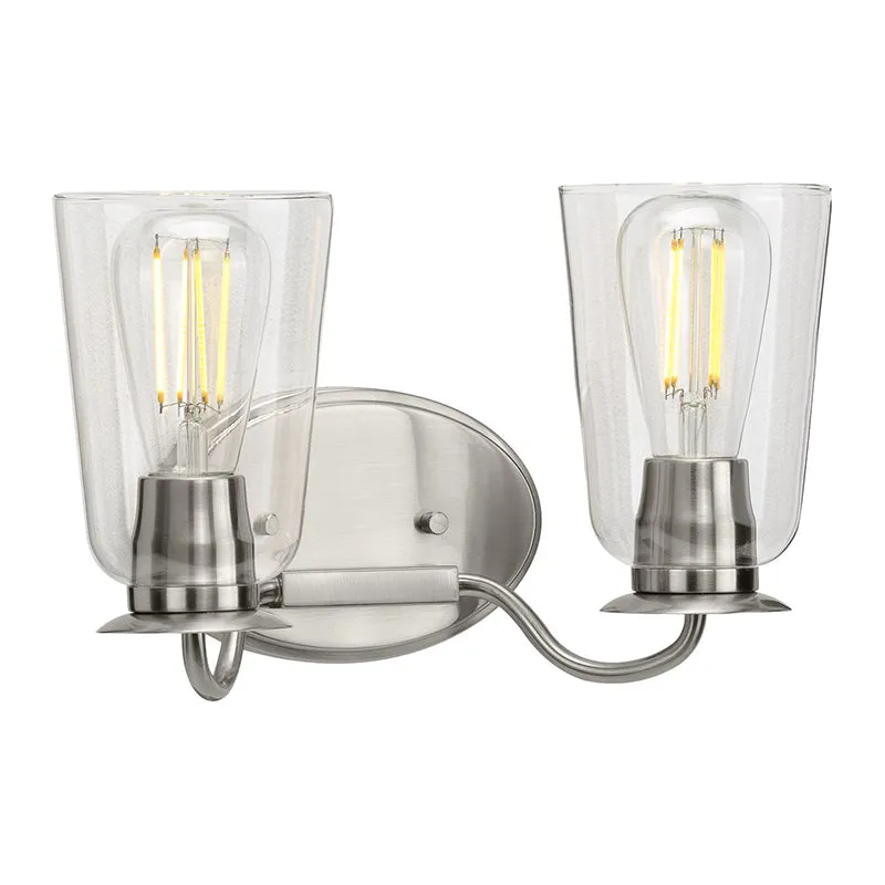 Progress P300262 Durrell 2-lt 14" Bath Vanity Light