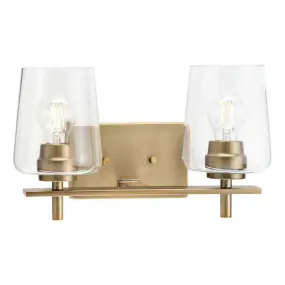 Progress P300361 Calais 2-lt 15" Bath Vanity Light