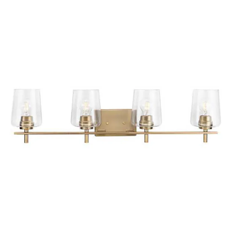 Progress P300363 Calais 4-lt 34" Bath Vanity Light
