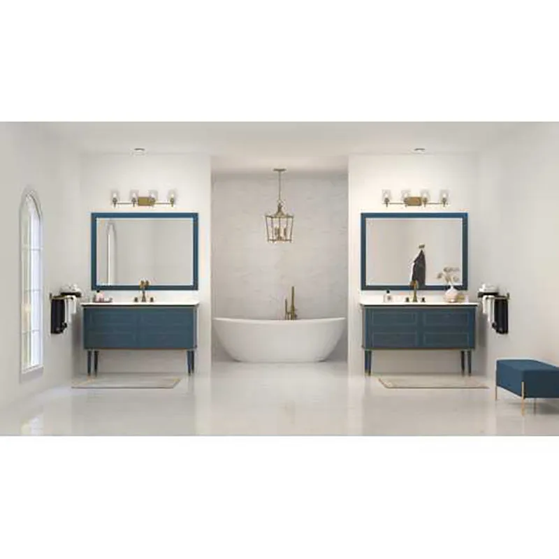 Progress P300363 Calais 4-lt 34" Bath Vanity Light