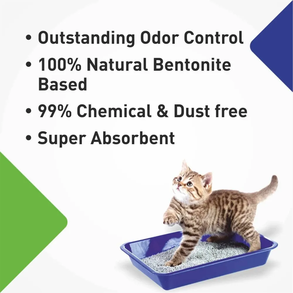 Purepet Lavender Scented Clumping Cat Litter and M Pets Basic Cat Litter Scoop (Red) Combo