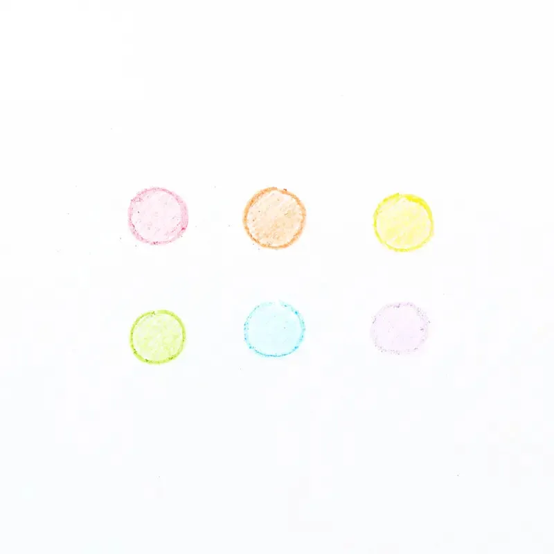 rainbow scoops vanilla scented stacking erasable crayons