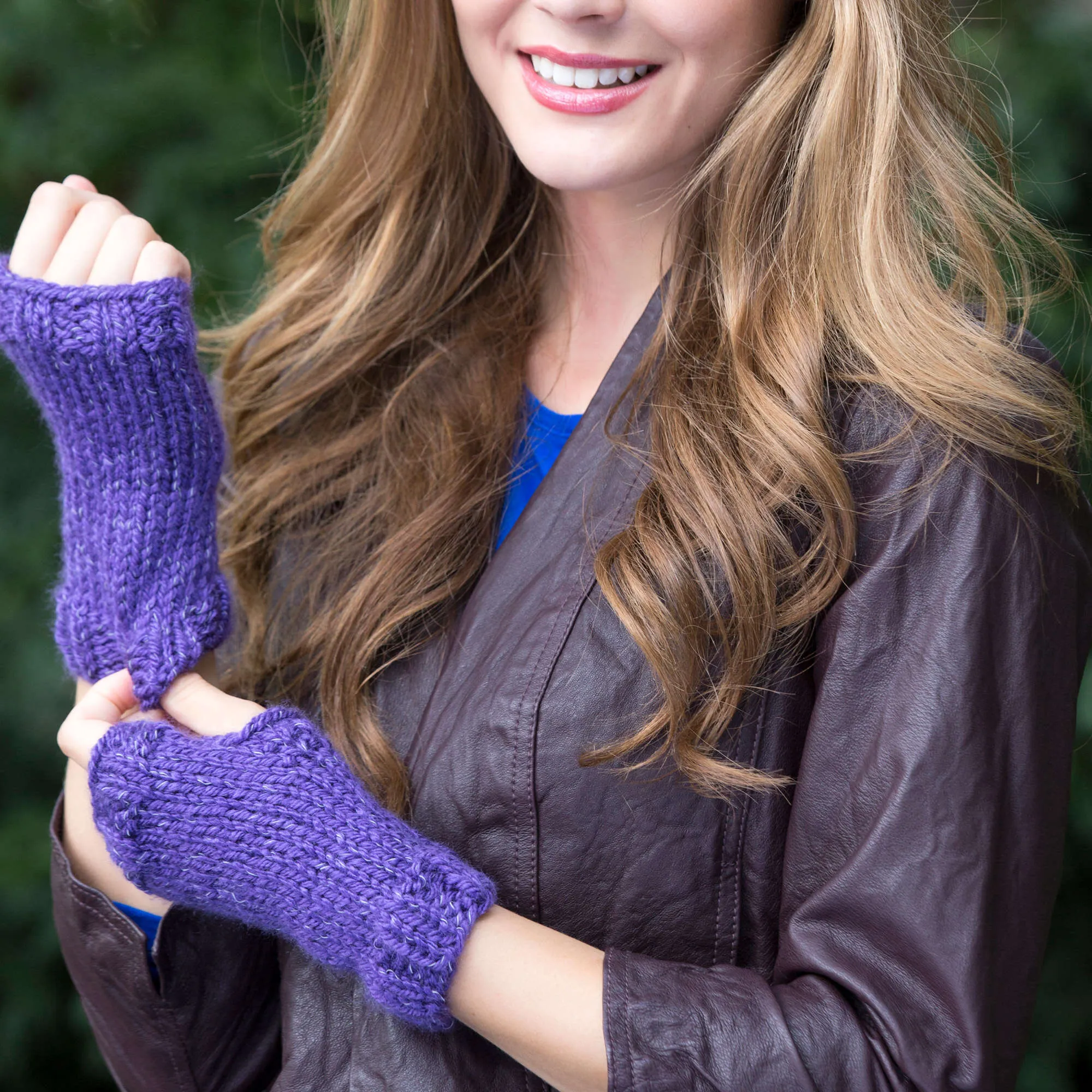 Red Heart Knit Hocus Pocus Wristlets