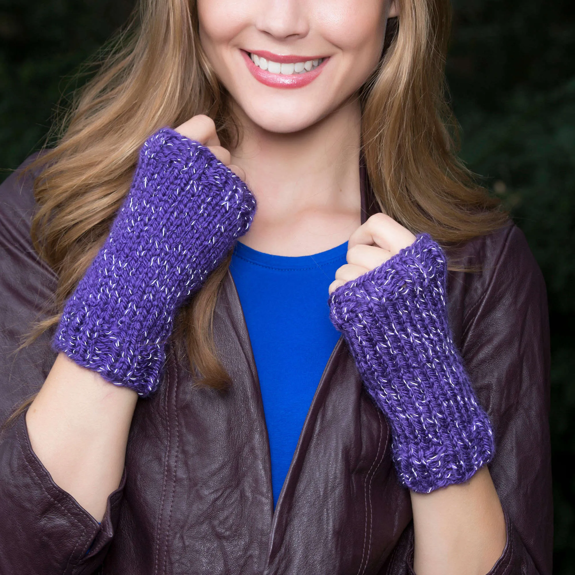 Red Heart Knit Hocus Pocus Wristlets