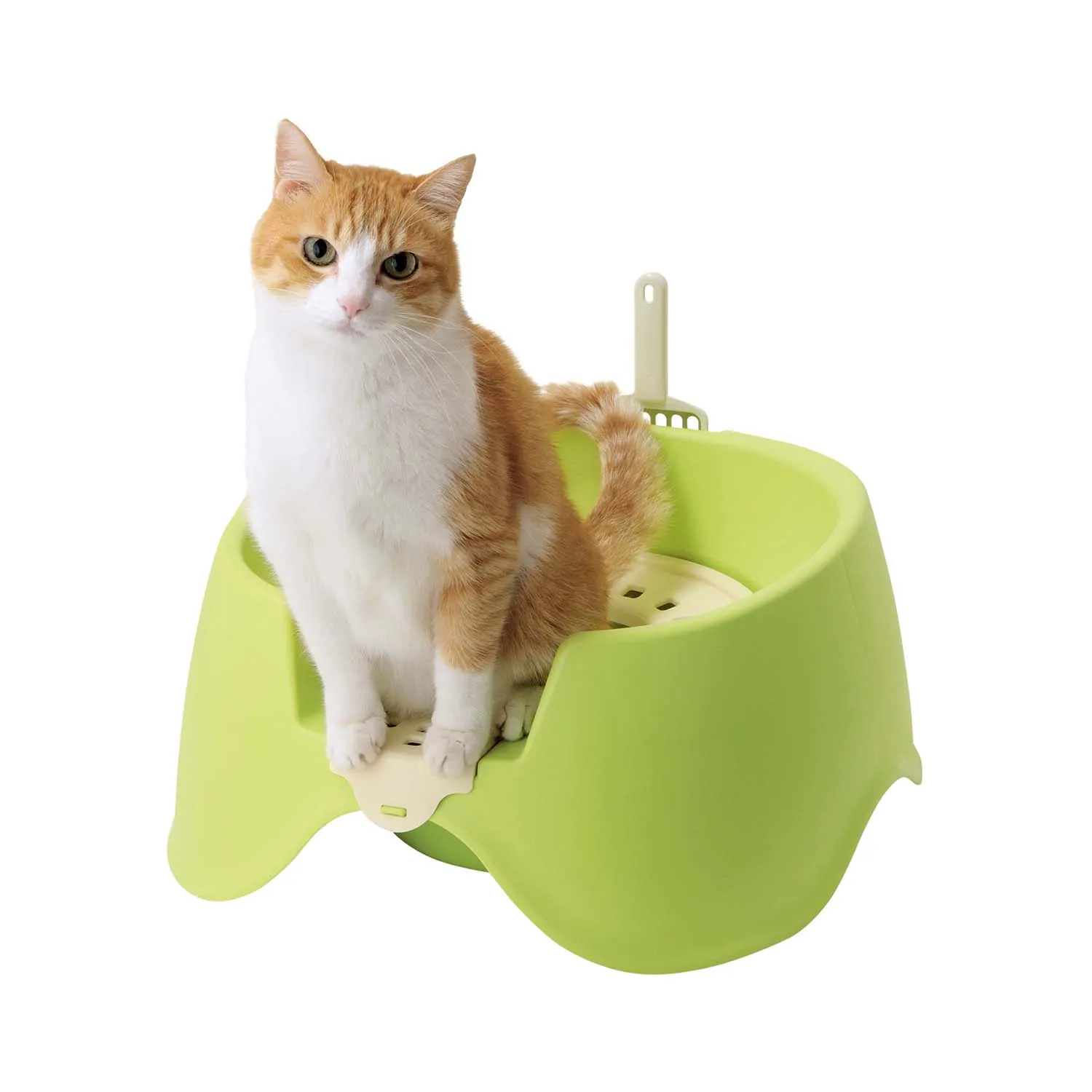 Richell Cat Potty (Green)