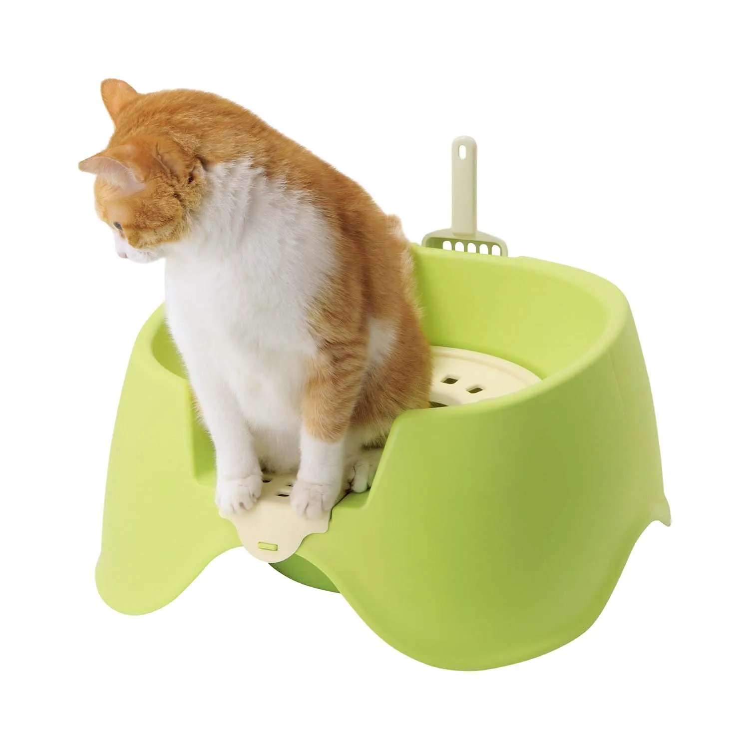 Richell Cat Potty (Green)