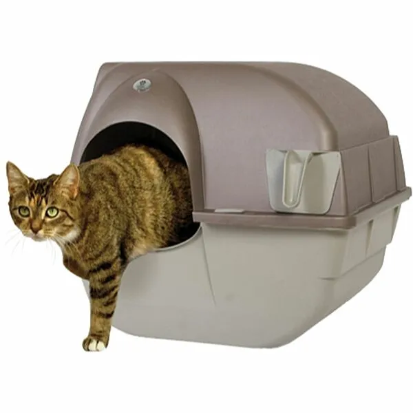 Roll' N Clean Self Cleaning Litter Box Large for Cats