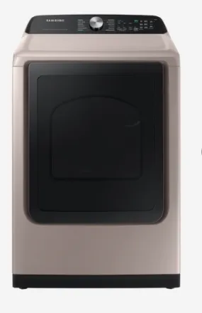 Samsung  7.4 cu. ft. Smart Electric Dryer with Steam Sanitize  - Champagne