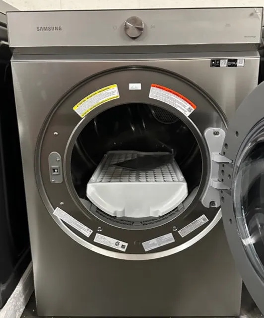 Samsung BESPOKE WF53BB8900AT 27 Inch Front Load Smart Washer with 5.3 cu. ft. Capacity   Samsung BESPOKE DVG53BB8900T 27 Inch Gas Smart Dryer with 7.6 Cu. Ft. Capacity
