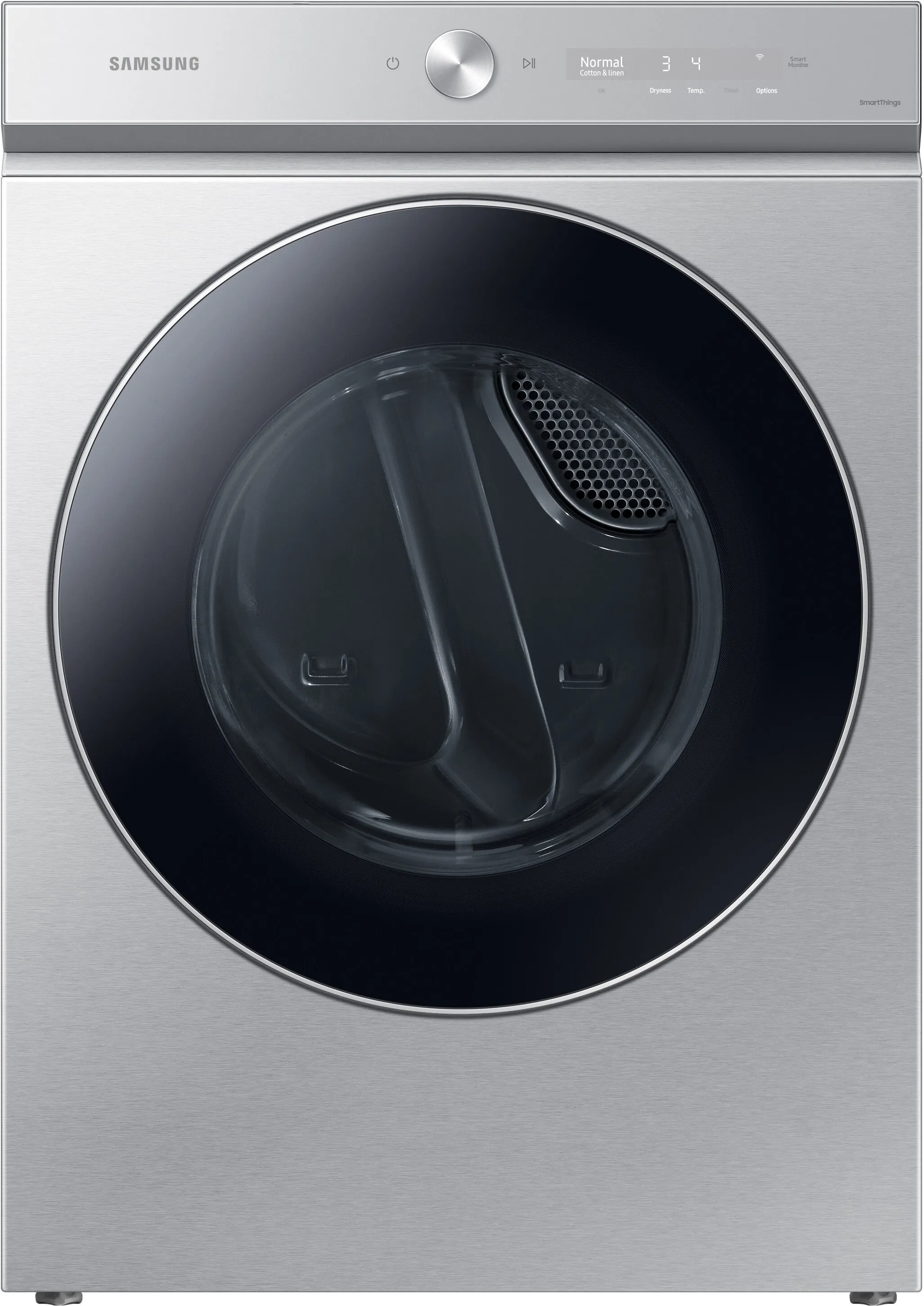 Samsung BESPOKE WF53BB8900AT 27 Inch Front Load Smart Washer with 5.3 cu. ft. Capacity   Samsung BESPOKE DVG53BB8900T 27 Inch Gas Smart Dryer with 7.6 Cu. Ft. Capacity