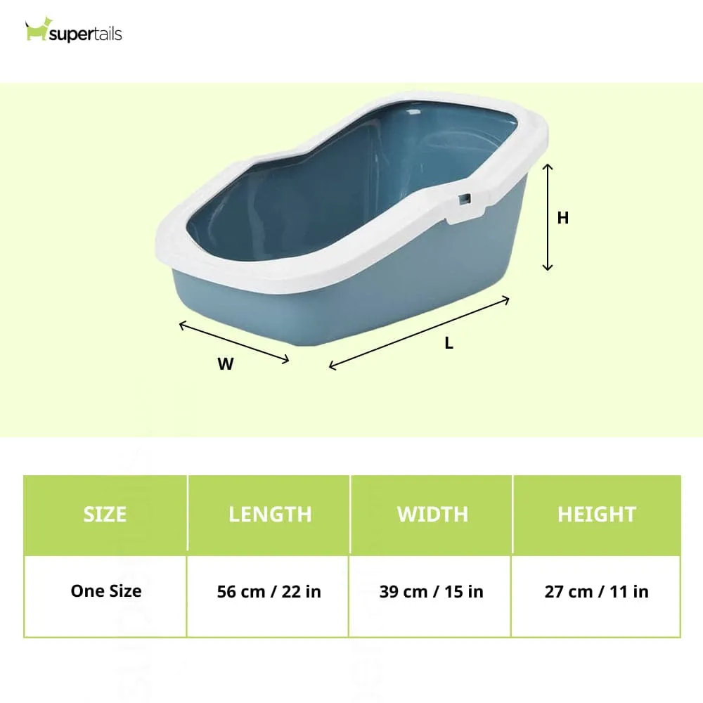 Savic Aseo Litter Tray for Cats (Bluestone)