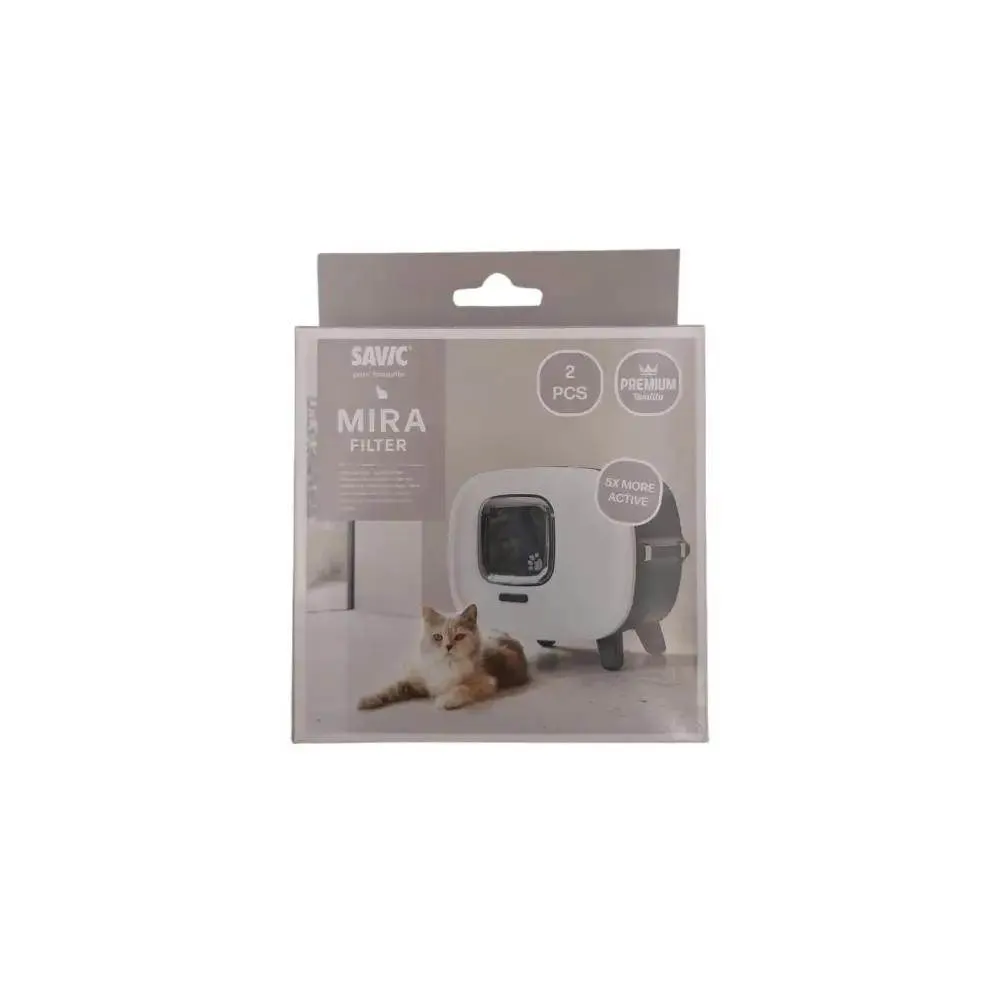 Savic Toilet Filter Mira 2 Pcs Standard Colours Cat Toilet Accessories