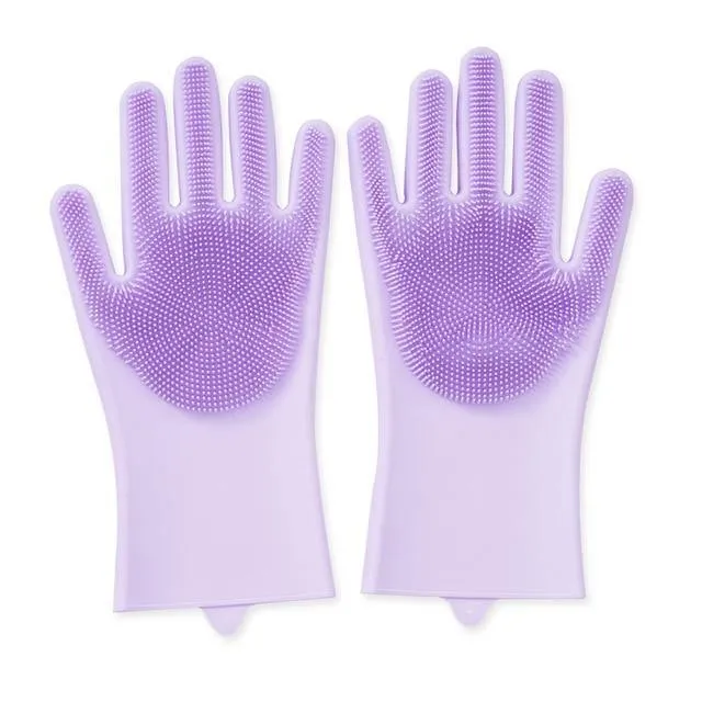 Silicone Washing Gloves