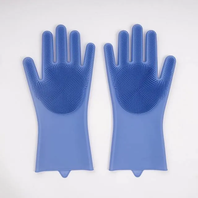 Silicone Washing Gloves