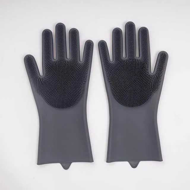 Silicone Washing Gloves