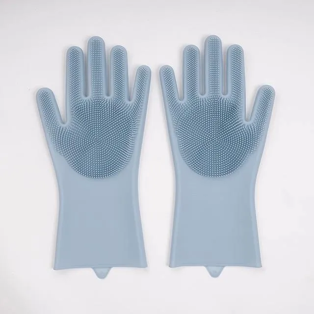 Silicone Washing Gloves