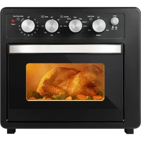 Simple Deluxe Air Fryer Oven, Toaster Oven Air Fryer Combo, Family Size Air Fryer Oven with Rotisserie and Dehydrator