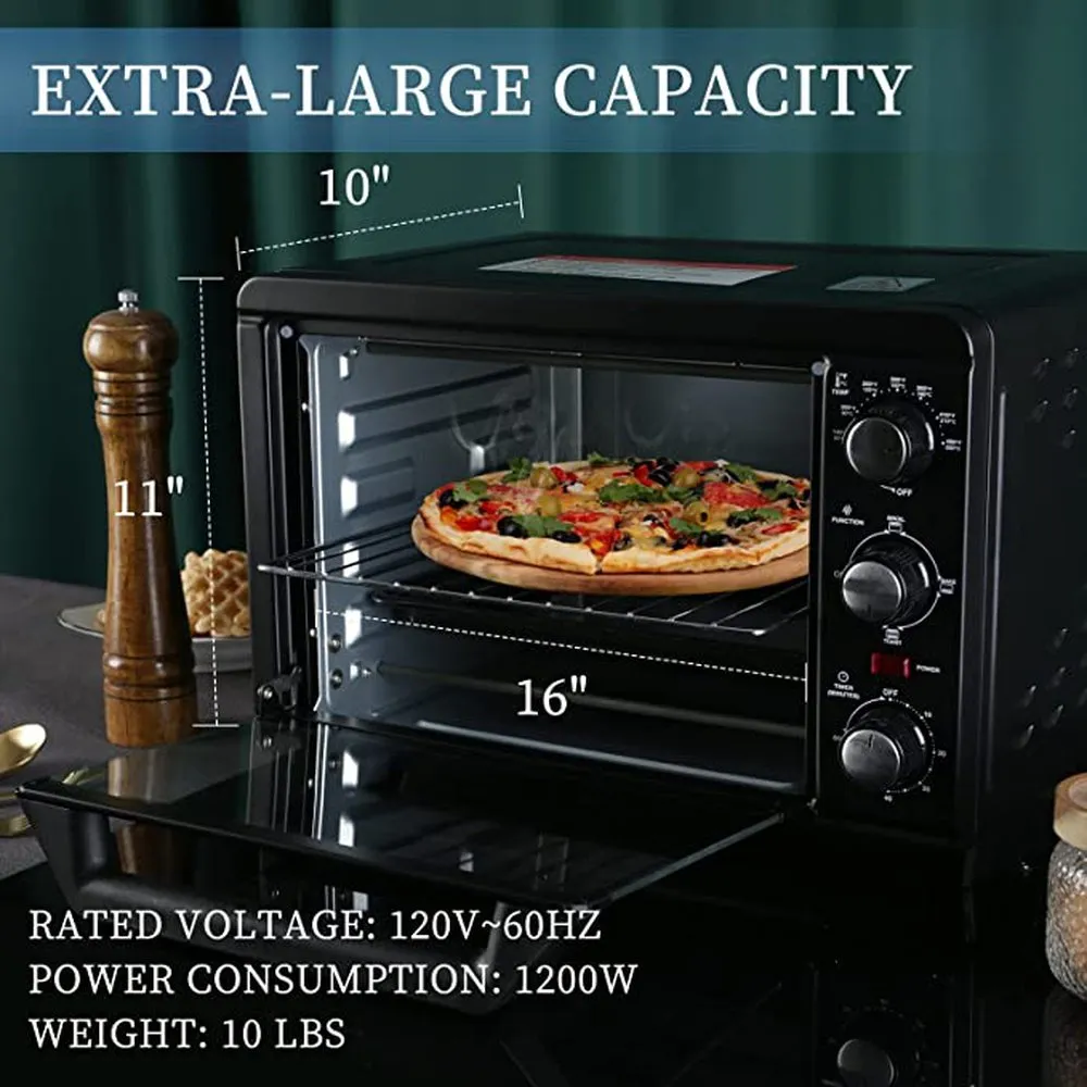 Simple Deluxe Countertop Toaster, Oven & Pizza Maker